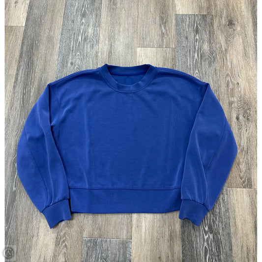 Sweatshirt Crewneck By Lululemon In Purple, Size: M