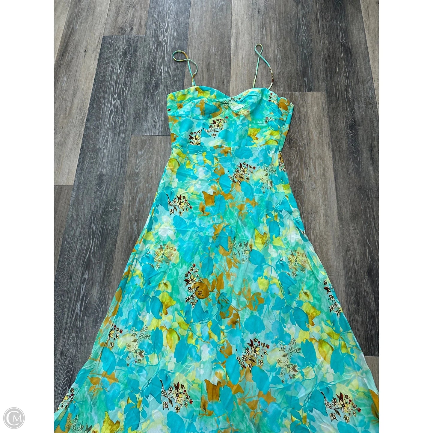 Dress Casual Maxi By Here Comes The Sun In Floral Print, Size: M