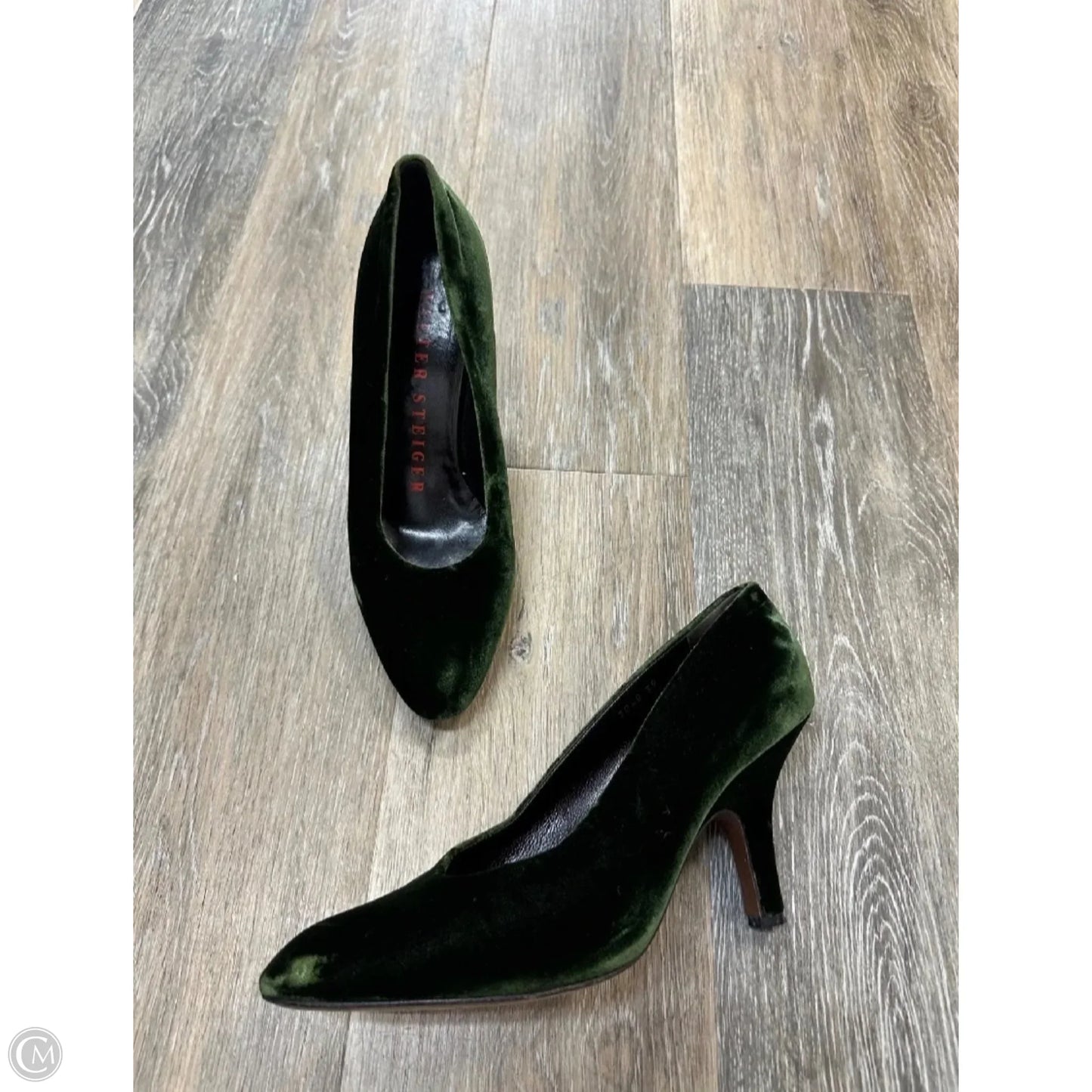 Shoes Heels Block By Walter Steiger In Green, Size: 8.5