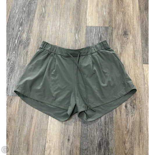 Athletic Shorts By Lululemon In Green, Size: 8