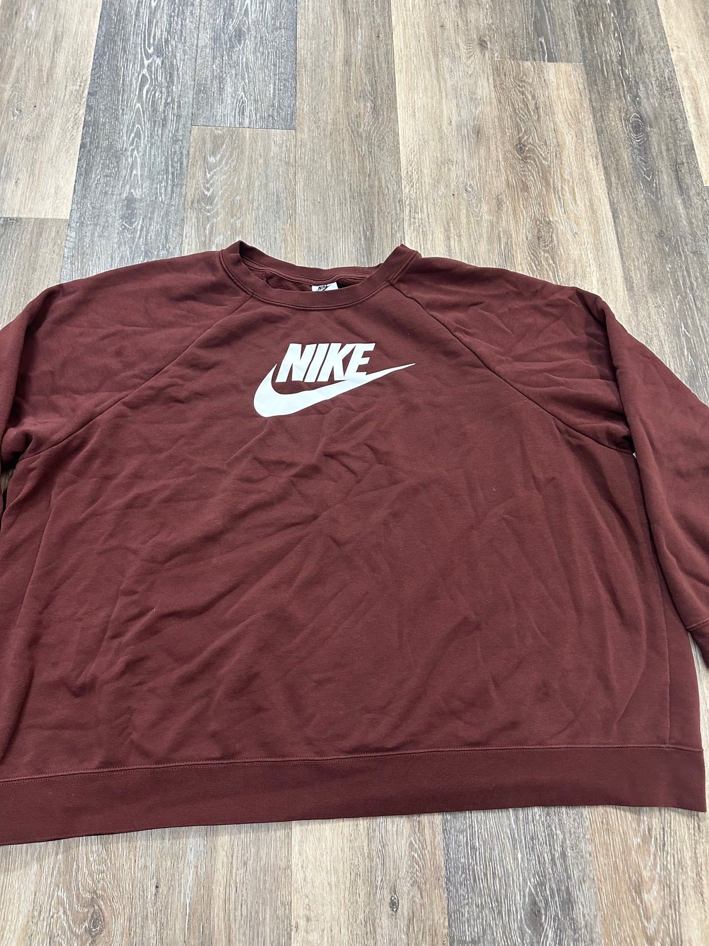 Sweatshirt Crewneck By Nike Apparel  Size: 3x