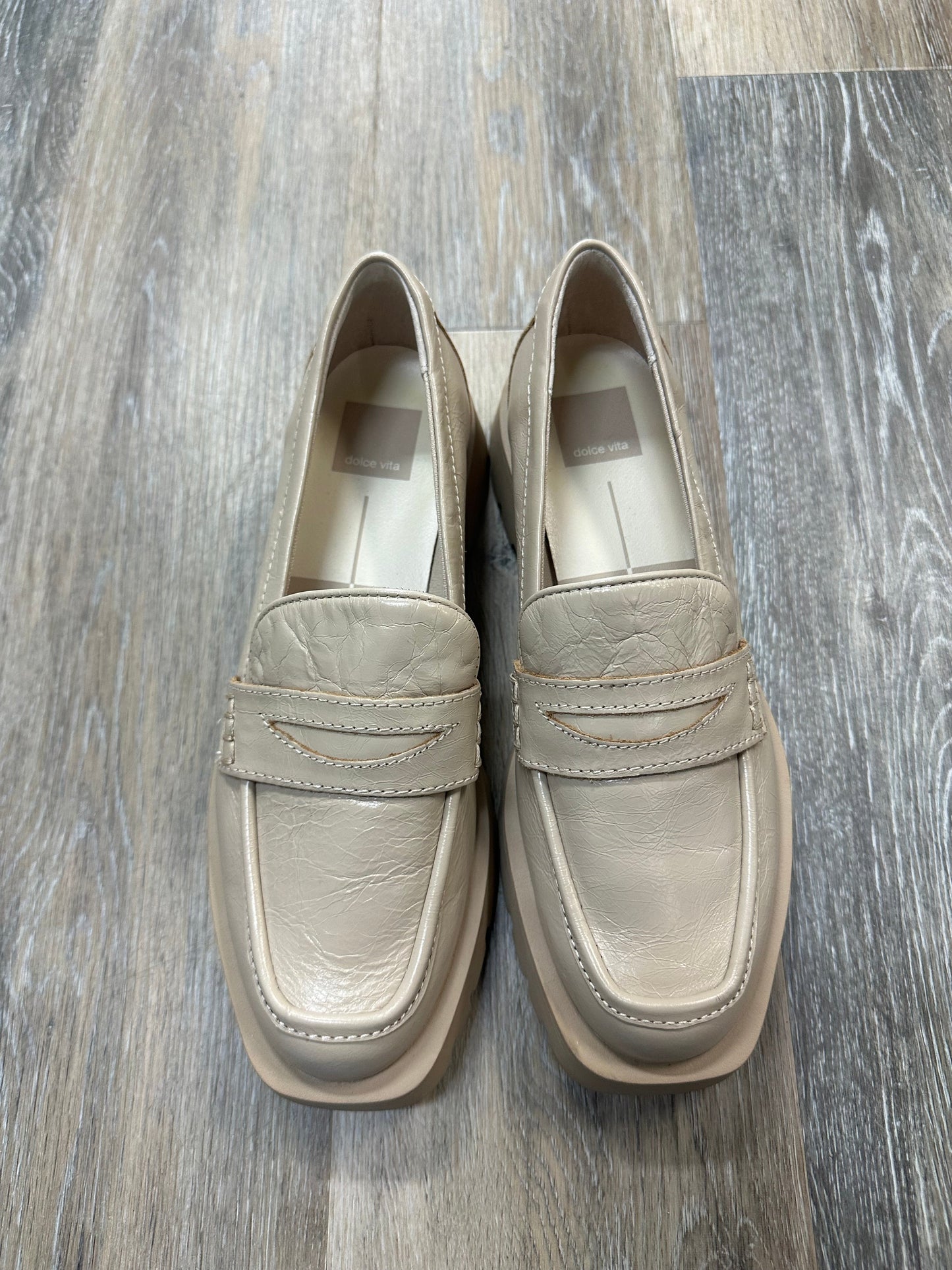 Cream Shoes Flats Dolce Vita, Size 8