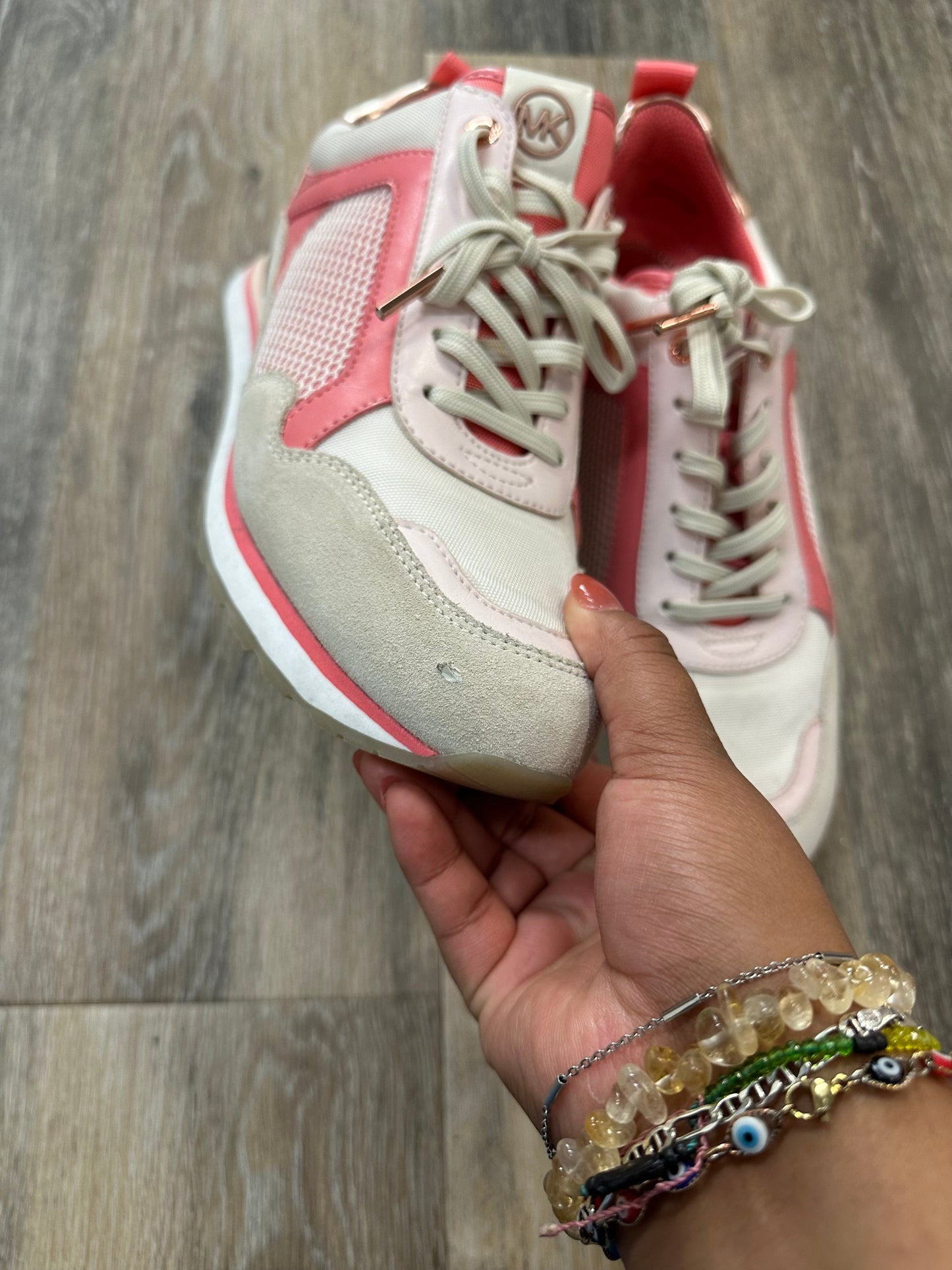 Shoes Athletic By Michael Kors In Pink, Size: 9