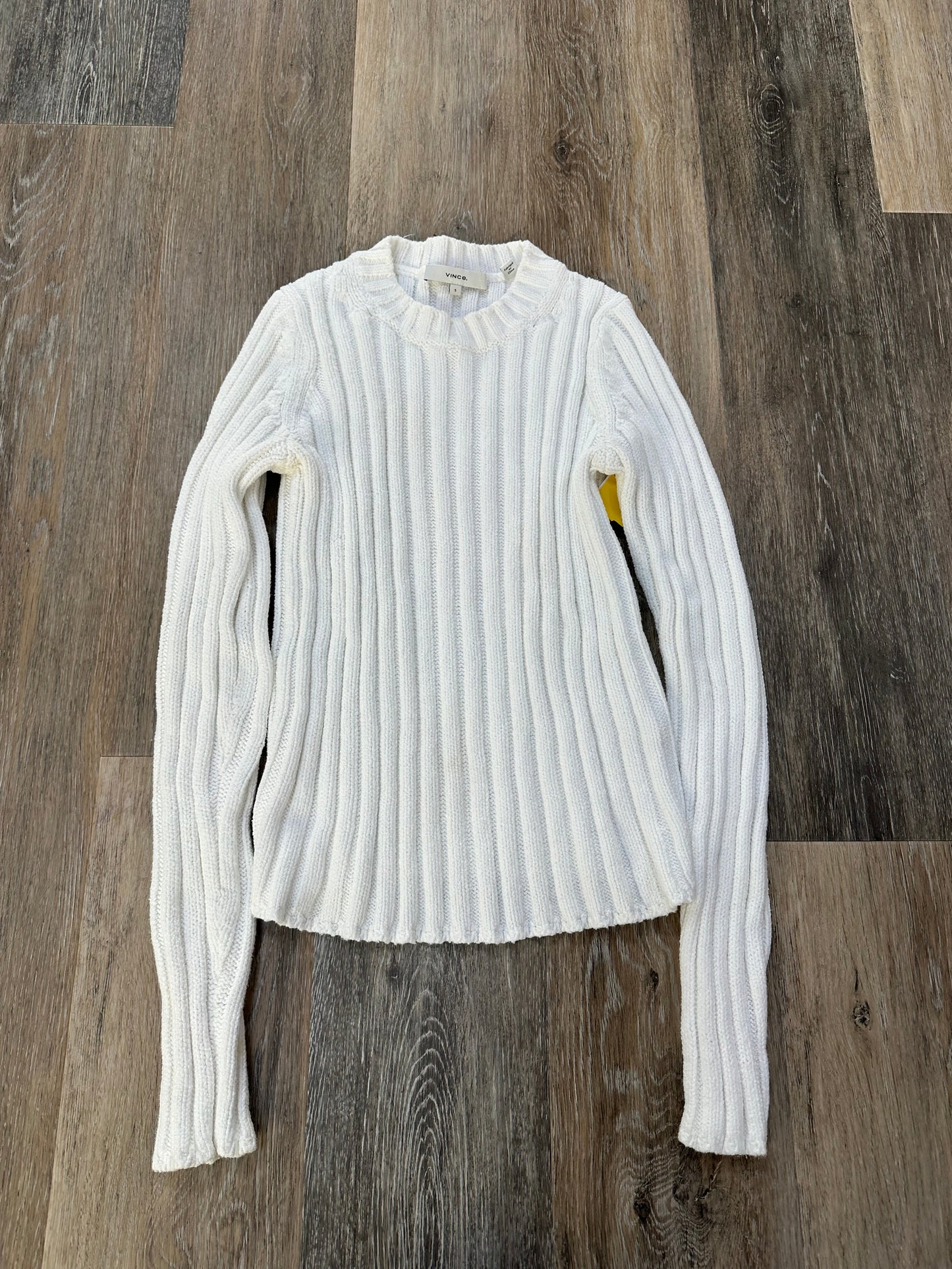 Sweater Designer By Vince In White, Size: S