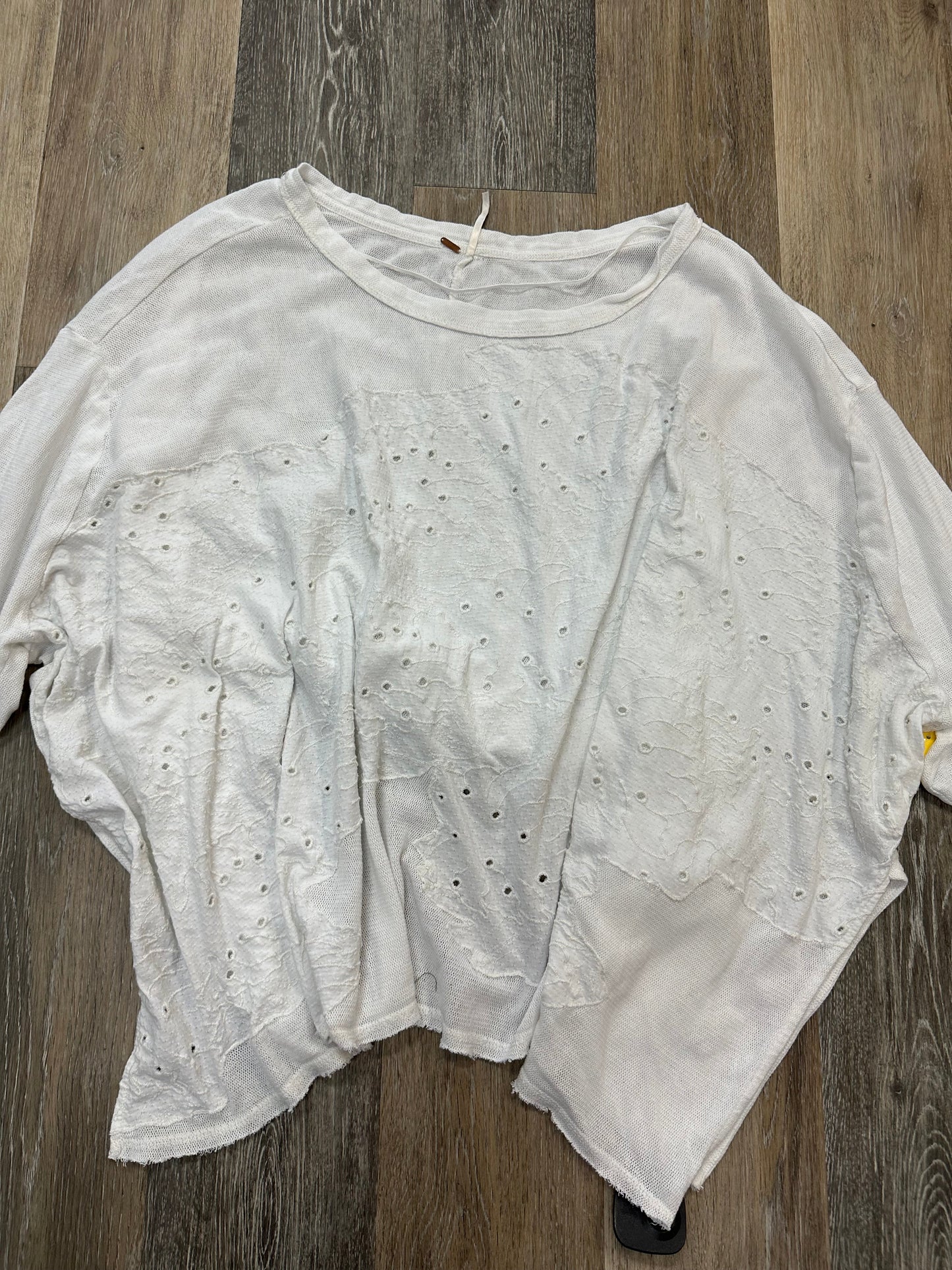 Top Long Sleeve By Free People In White, Size: L