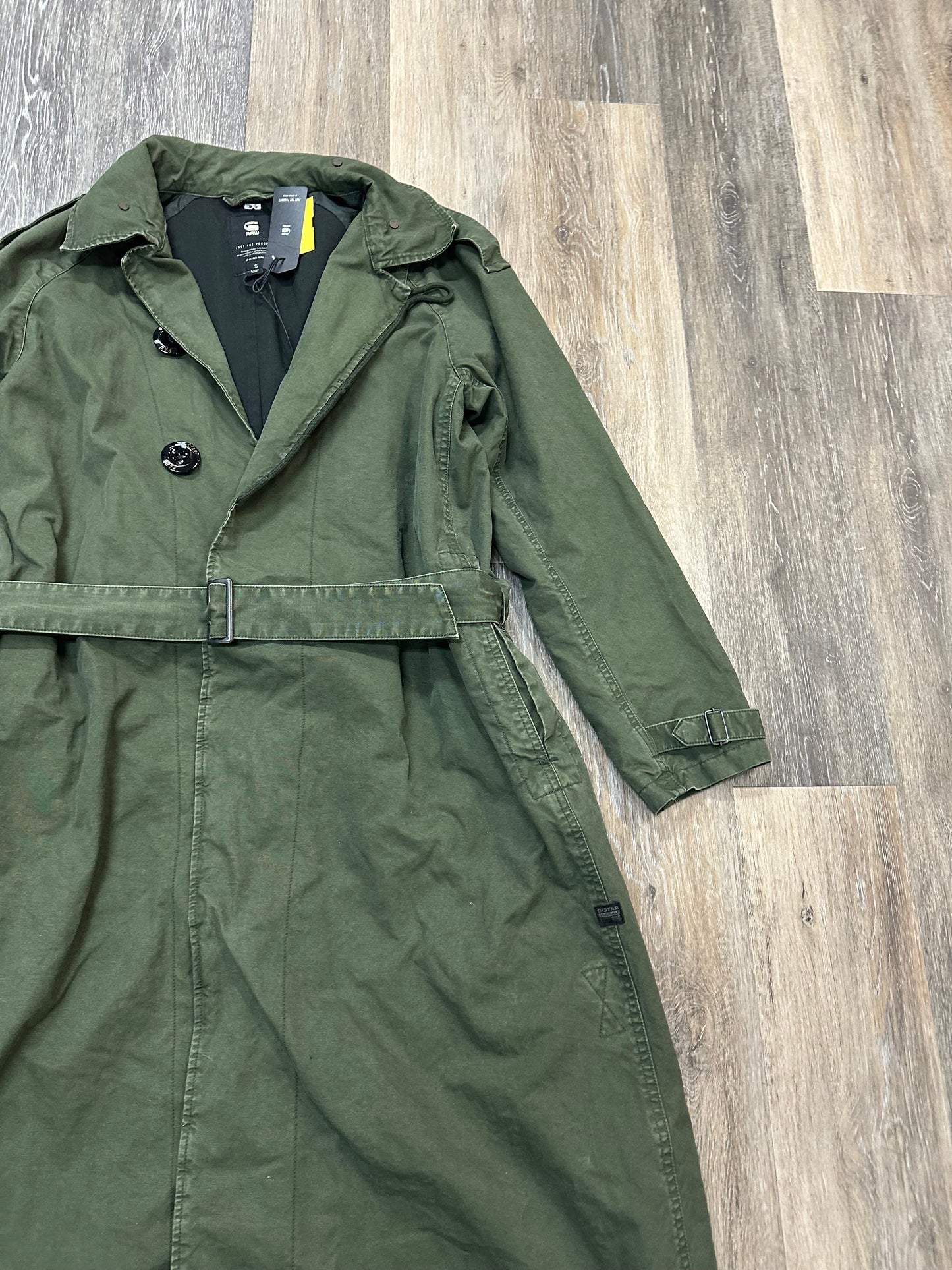 Coat Parka By G-Star Raw In Green, Size: S