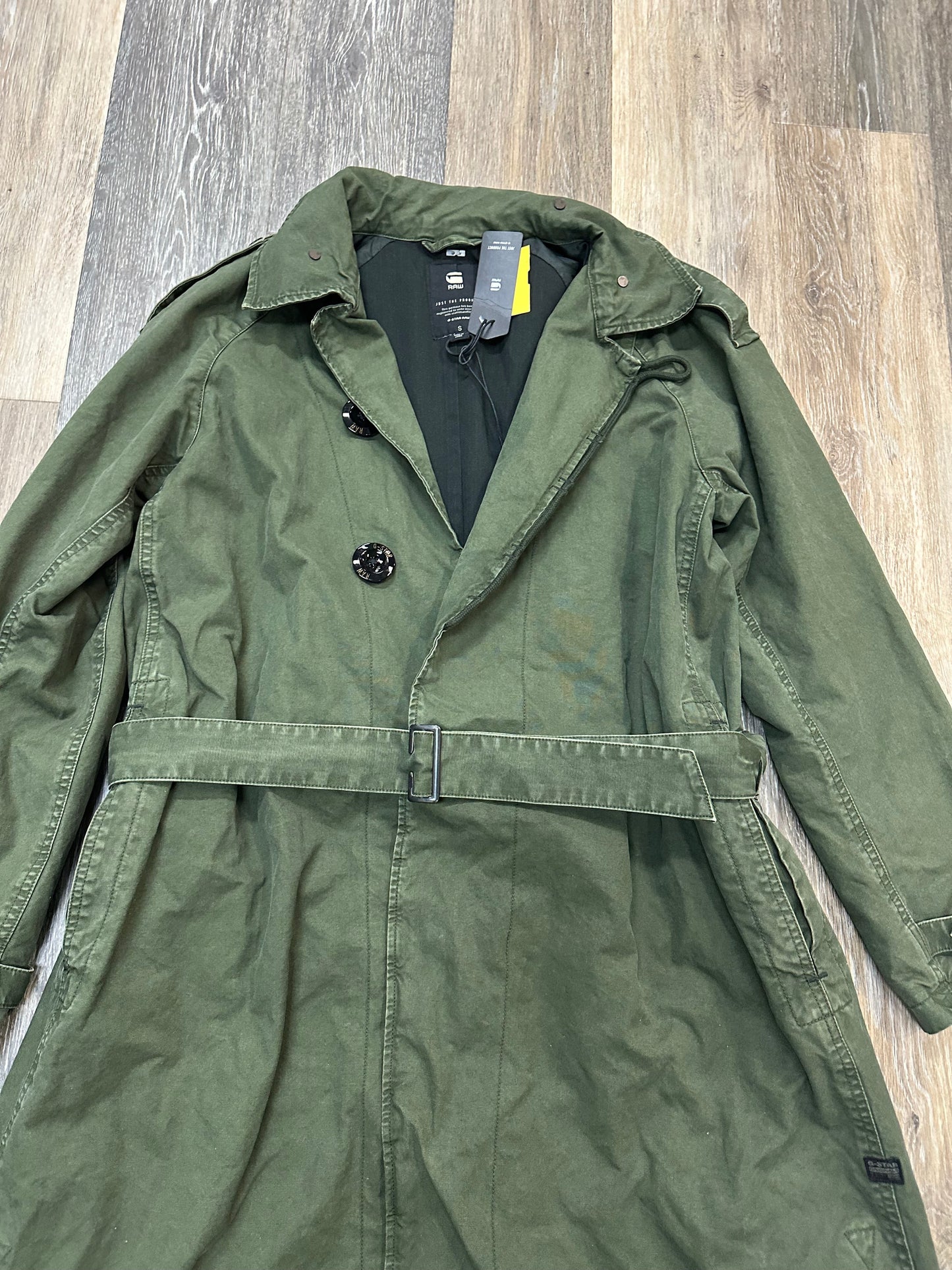 Coat Parka By G-Star Raw In Green, Size: S