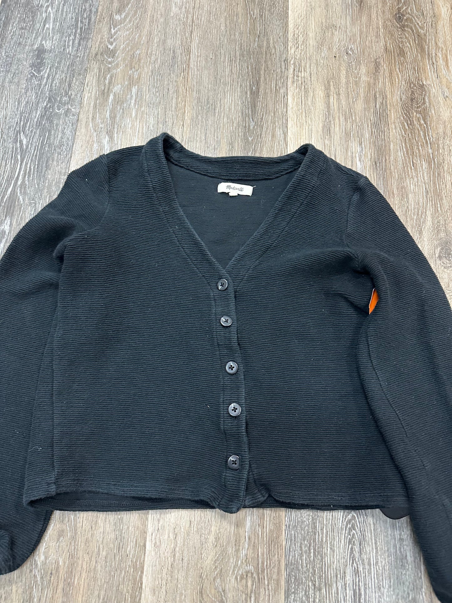 Sweater Cardigan By Madewell In Black, Size: S