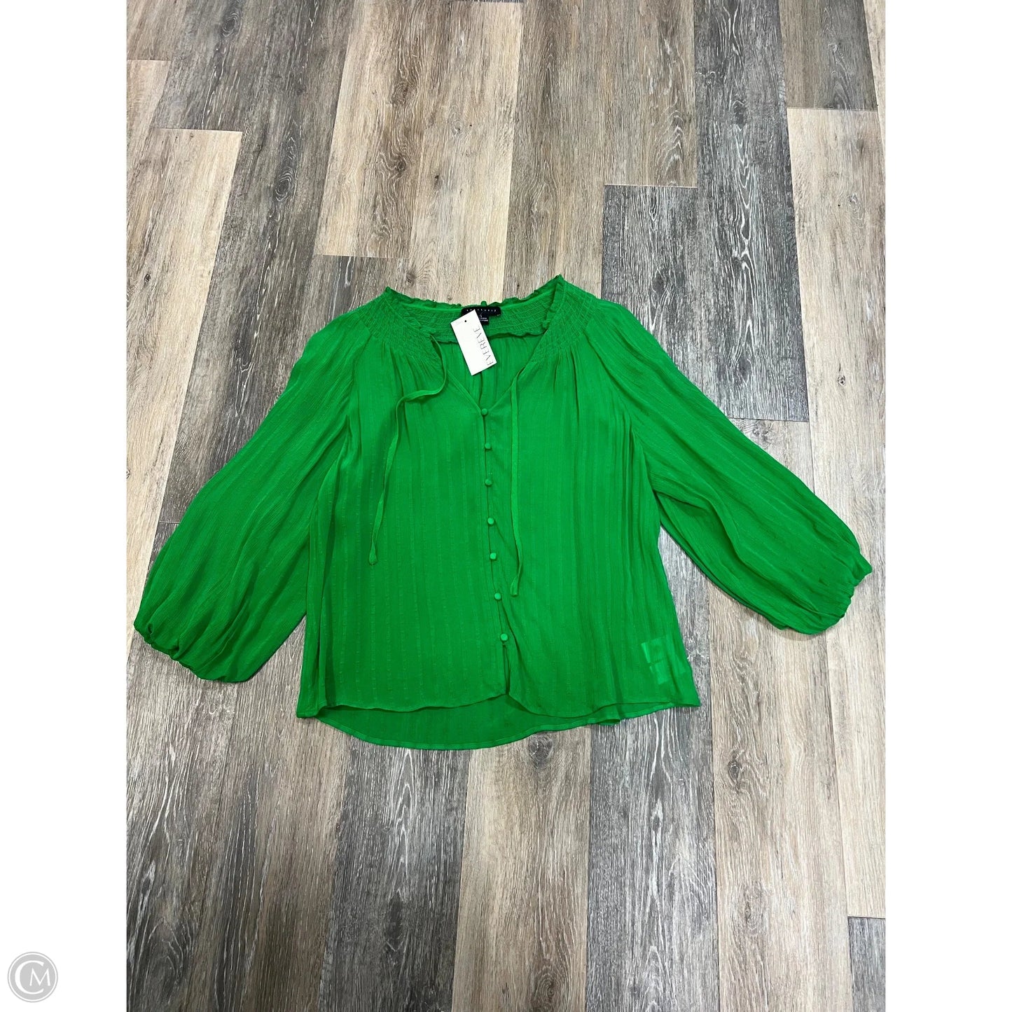 Blouse Long Sleeve By Sanctuary In Green, Size: Large