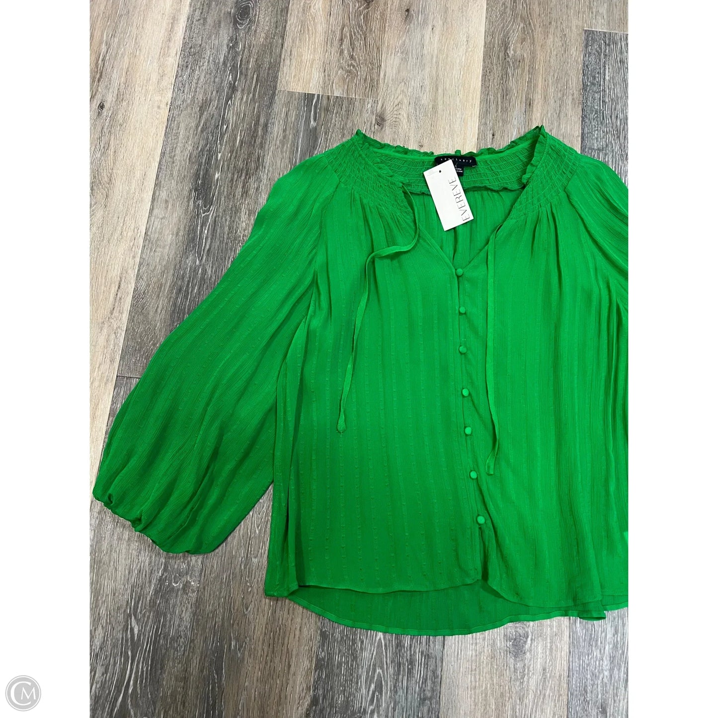 Blouse Long Sleeve By Sanctuary In Green, Size: Large
