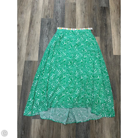 Skirt Maxi By Wild Flowers In Green, Size: Xl