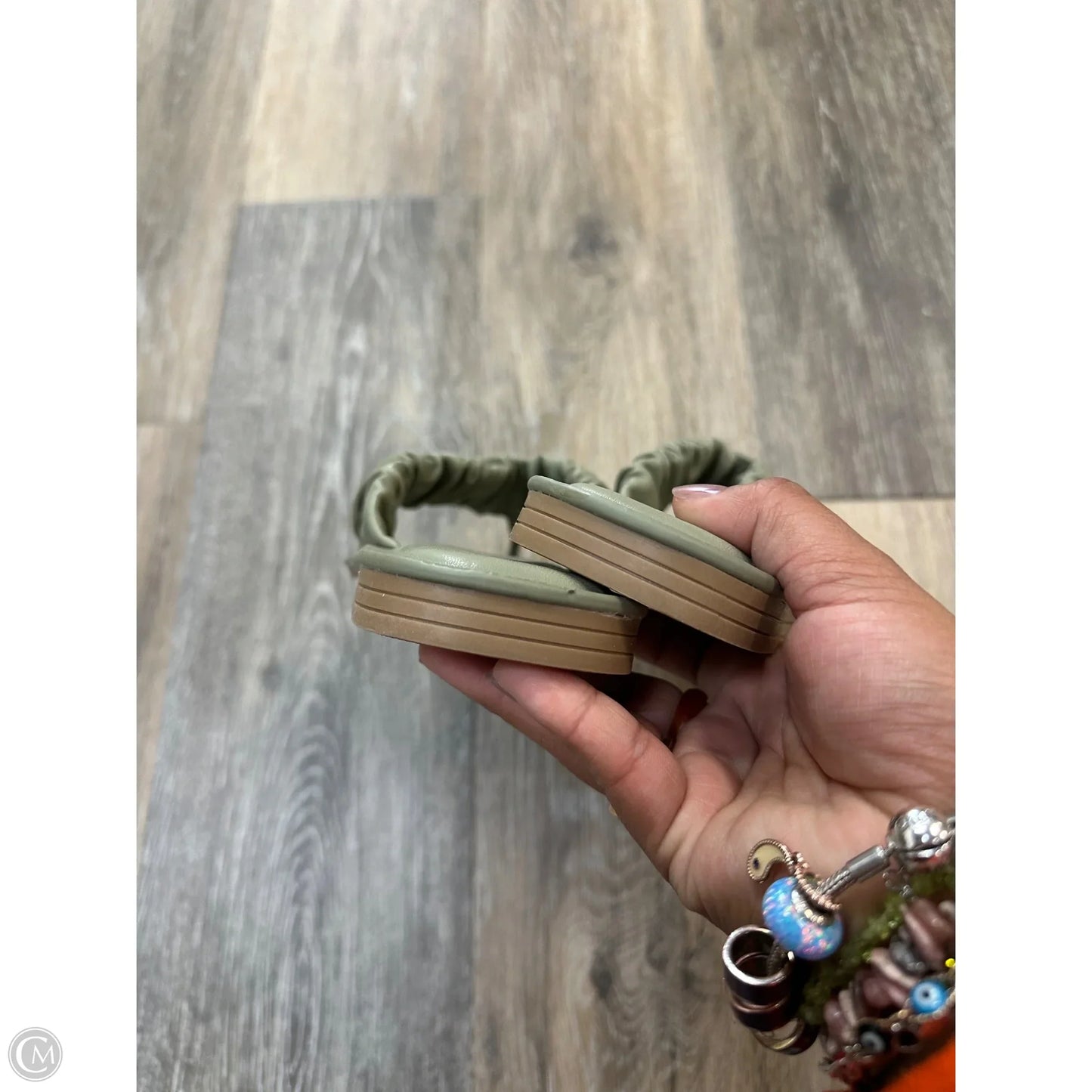 Sandals Flats By A New Day In Green, Size: 7