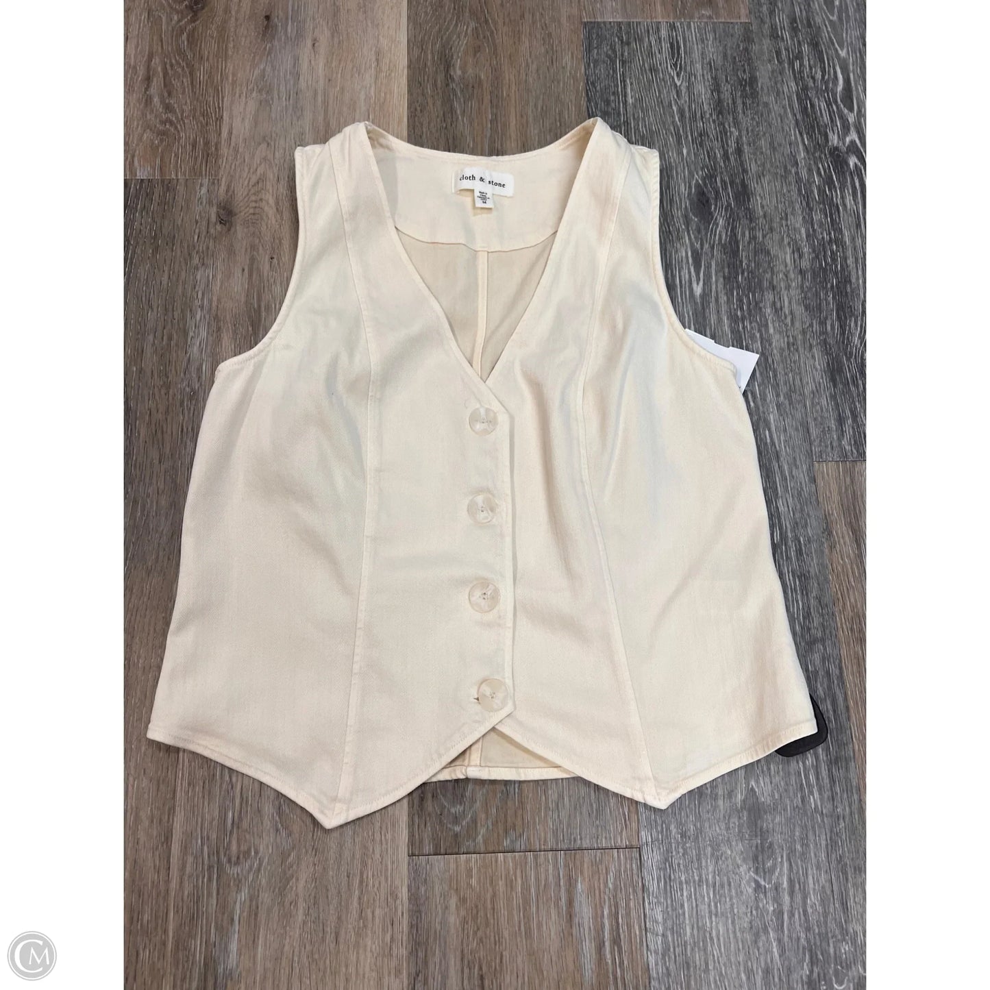 Vest Other By Cloth & Stone In Cream, Size: M