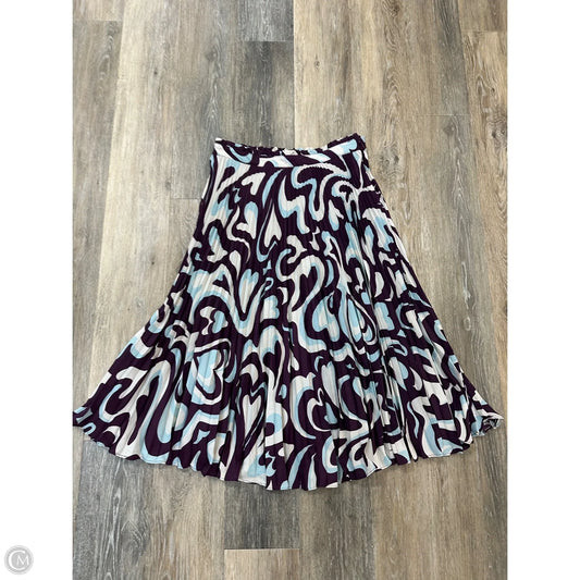 Skirt Midi By Anthropologie In Purple, Size: M