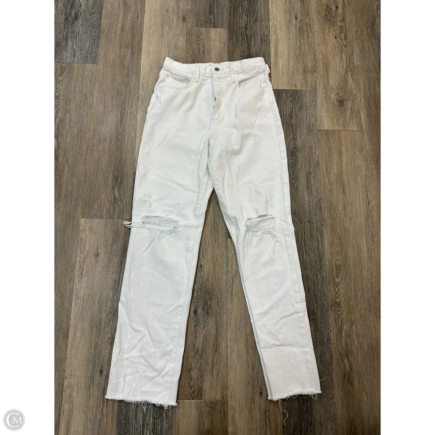 Jeans Straight By Favorite Daughter In White Denim, Size: 2