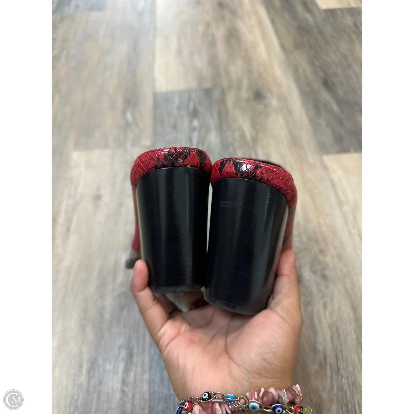 Shoes Heels Block By Schutz In Red, Size: 11