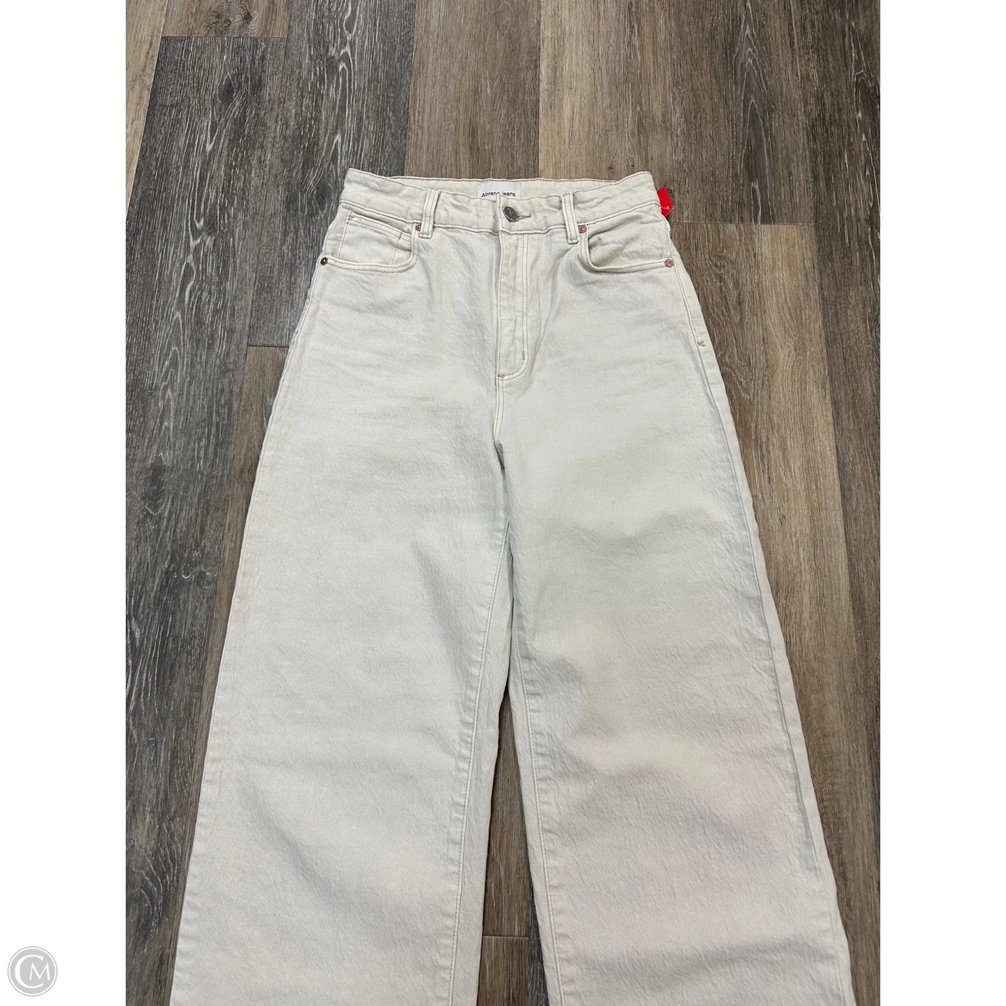 Jeans Boyfriend By Abrand In Cream, Size: 6