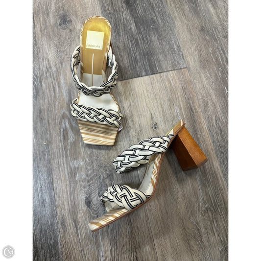 Sandals Heels Block By Dolce Vita In Multi-colored, Size: 6.5