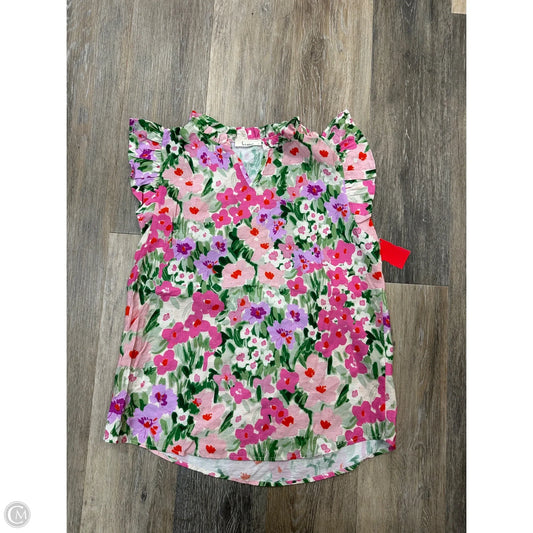 Top Sleeveless By Les Amis In Floral Print