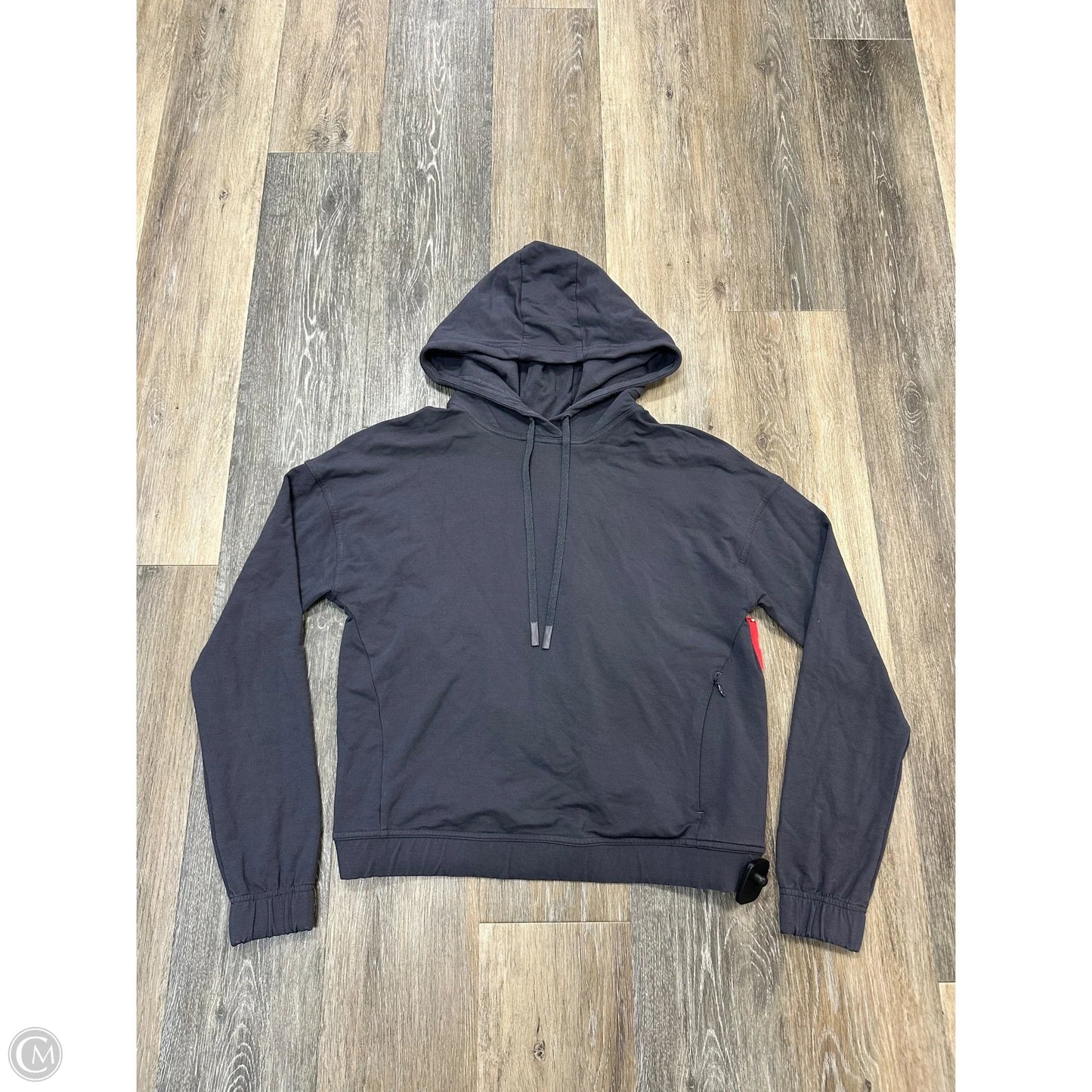 Sweatshirt Hoodie By Lululemon In Grey, Size: 6