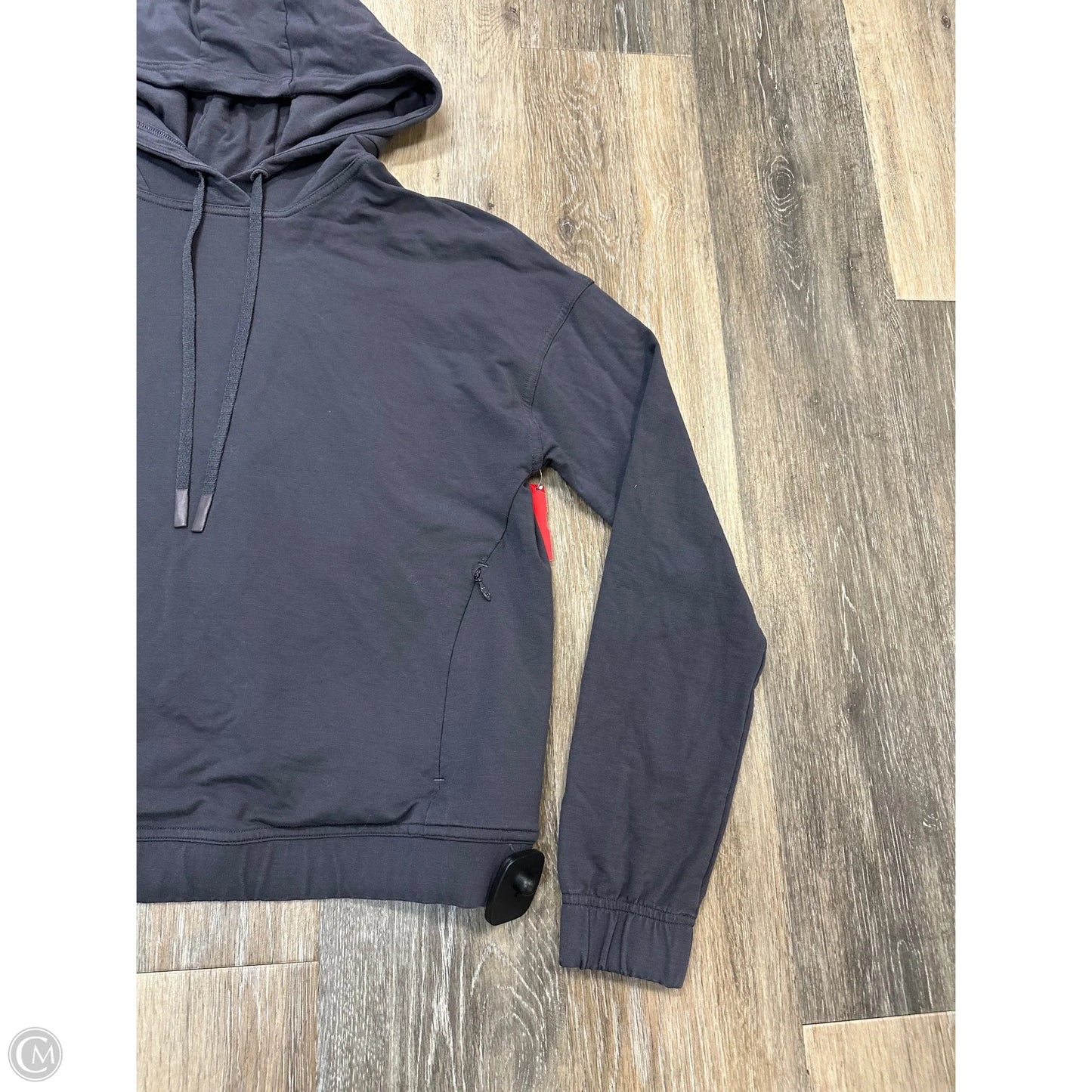 Sweatshirt Hoodie By Lululemon In Grey, Size: 6