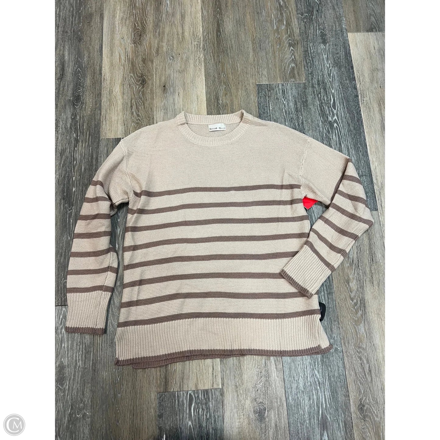 Sweater By Be Cool In Striped Pattern, Size: L