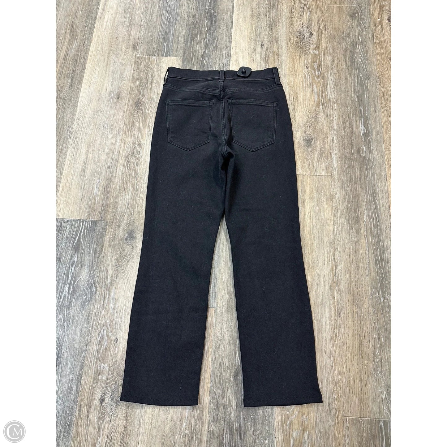 Jeans Cropped By AYR In Black Denim, Size: 2/26