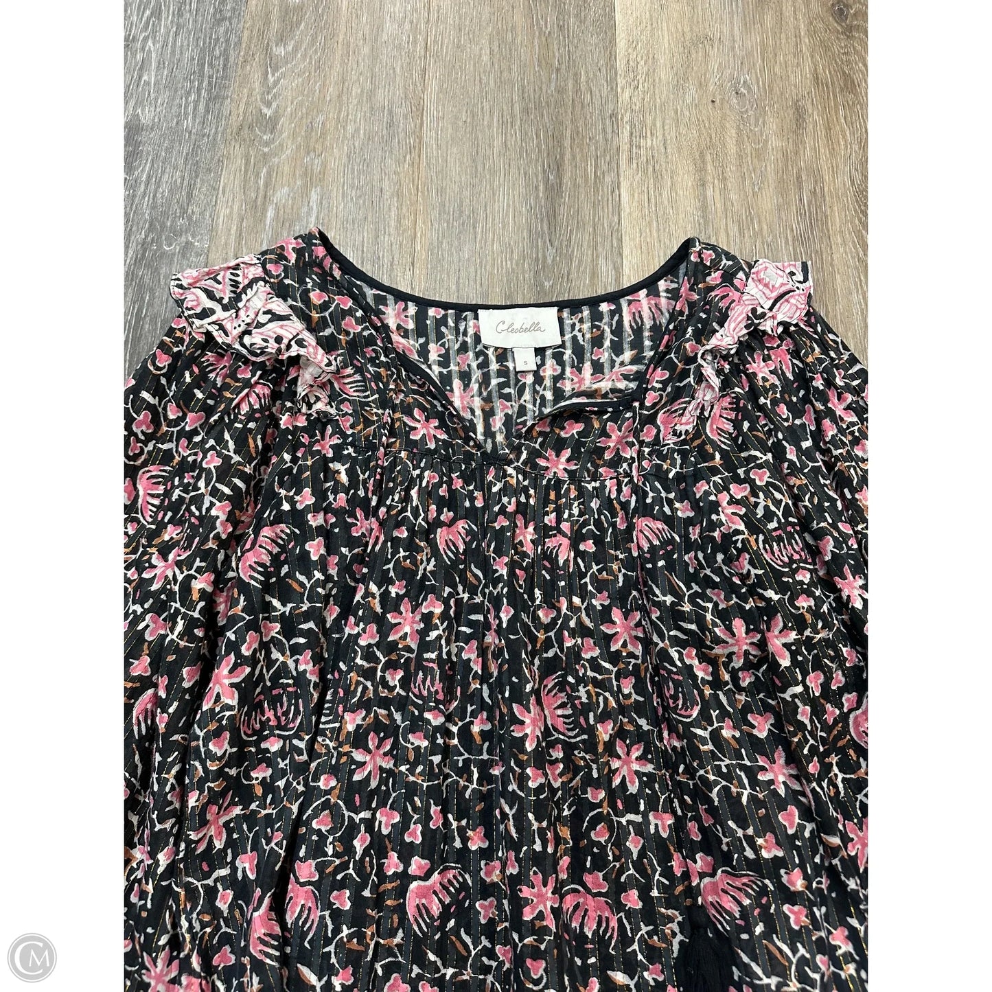Blouse Long Sleeve By Cleobella In Floral Print, Size: S
