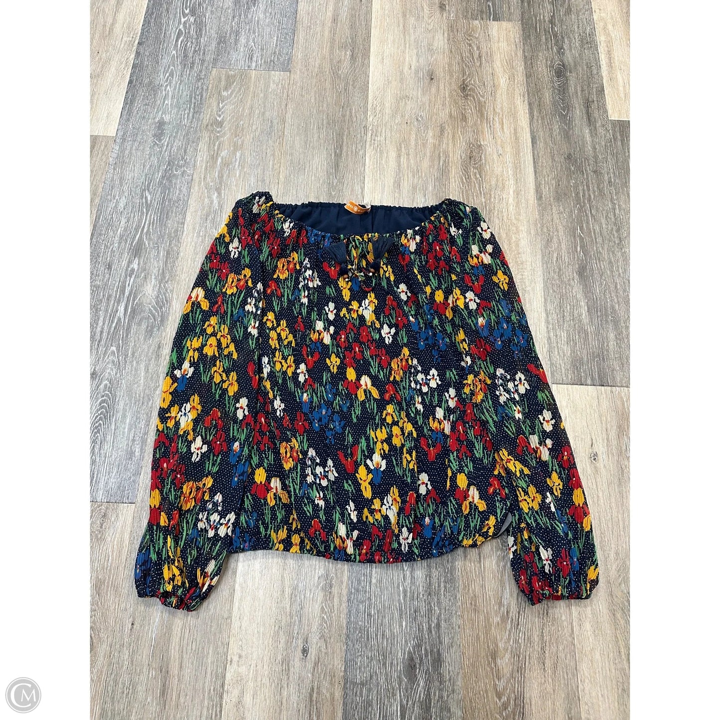 Blouse Designer By Tory Burch In Floral Print, Size: Xs