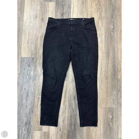Jeans Straight By Hudson In Black Denim, Size: 10