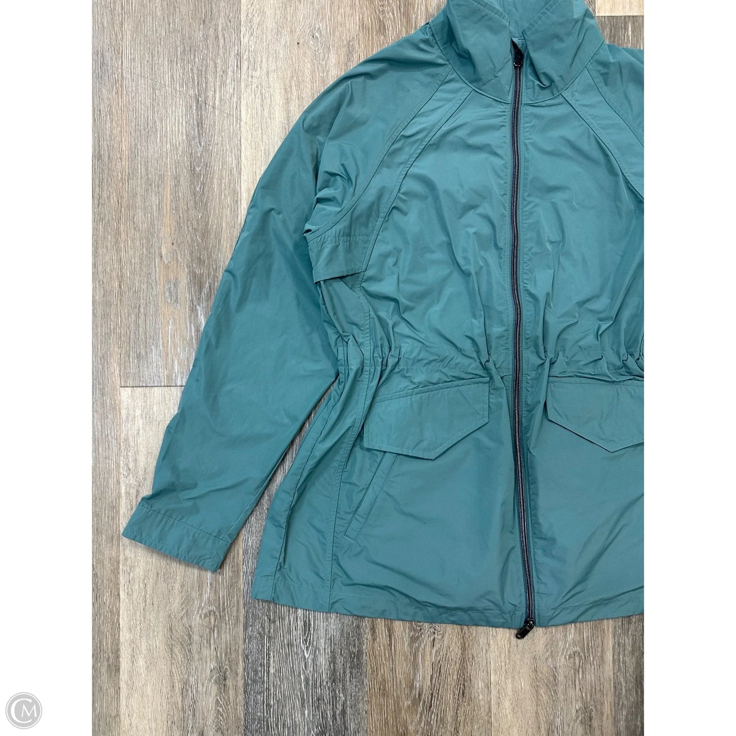 Jacket Windbreaker By Athleta In Blue, Size: M