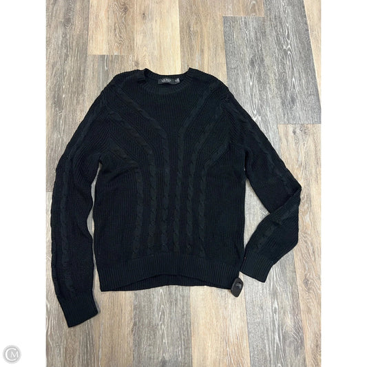 Sweater By Lauren By Ralph Lauren In Black, Size: Xl
