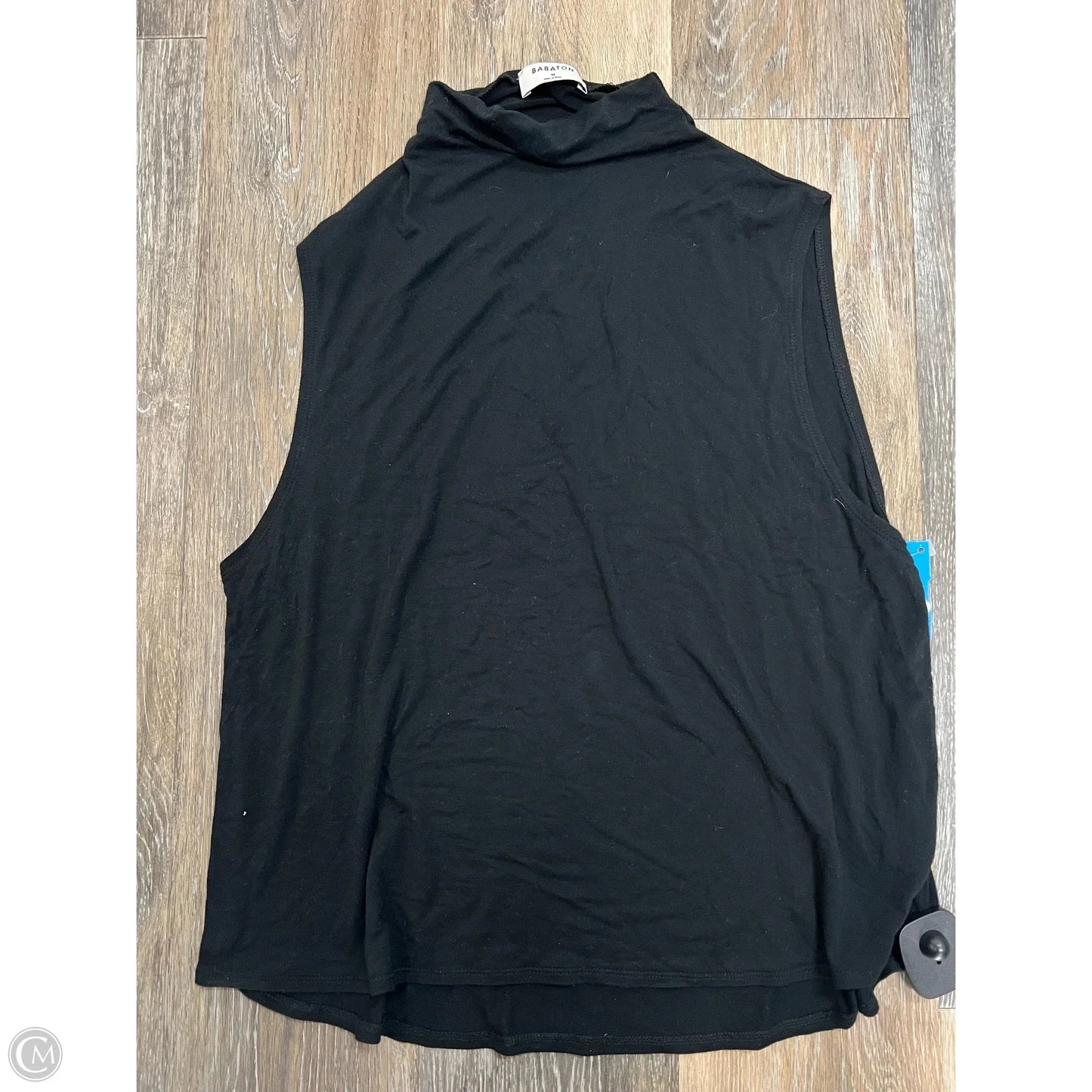 Top Sleeveless By Babaton In Black, Size: M