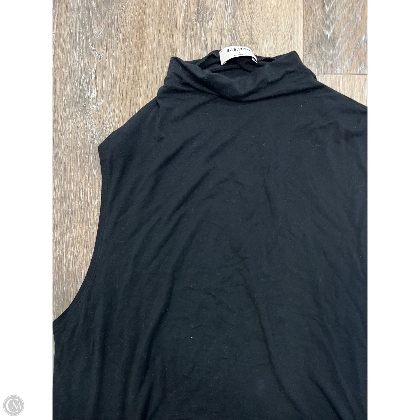 Top Sleeveless By Babaton In Black, Size: M