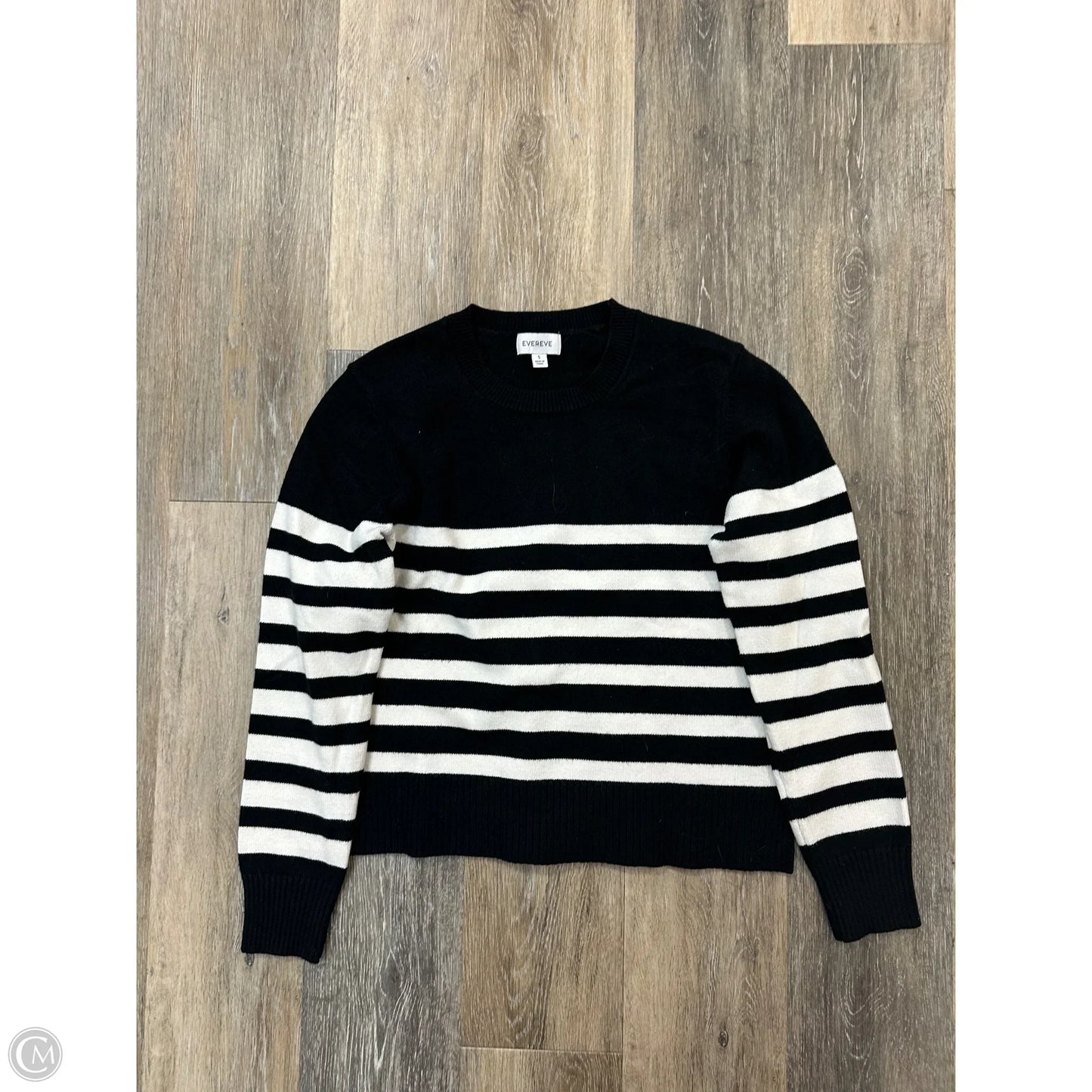 Sweater By Evereve In Striped Pattern, Size: S