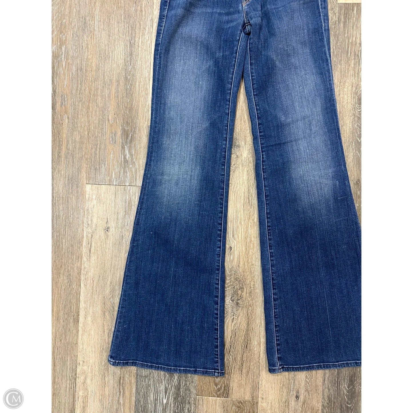 Jeans Wide Leg By Mother In Blue Denim, Size: 6/28