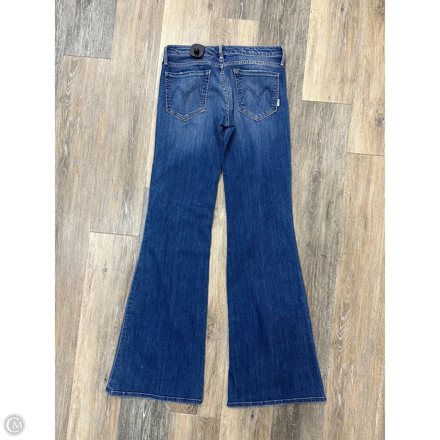 Jeans Wide Leg By Mother In Blue Denim, Size: 6/28