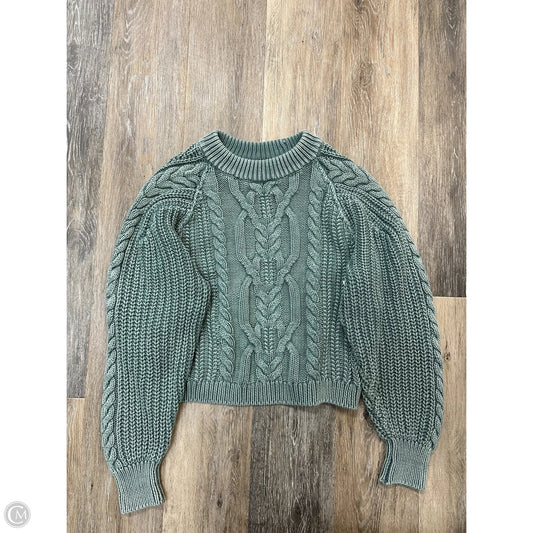 Sweater By Free People In Green, Size: Xs
