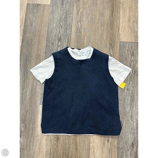 Top Short Sleeve By Song of Style In Navy, Size: Xs