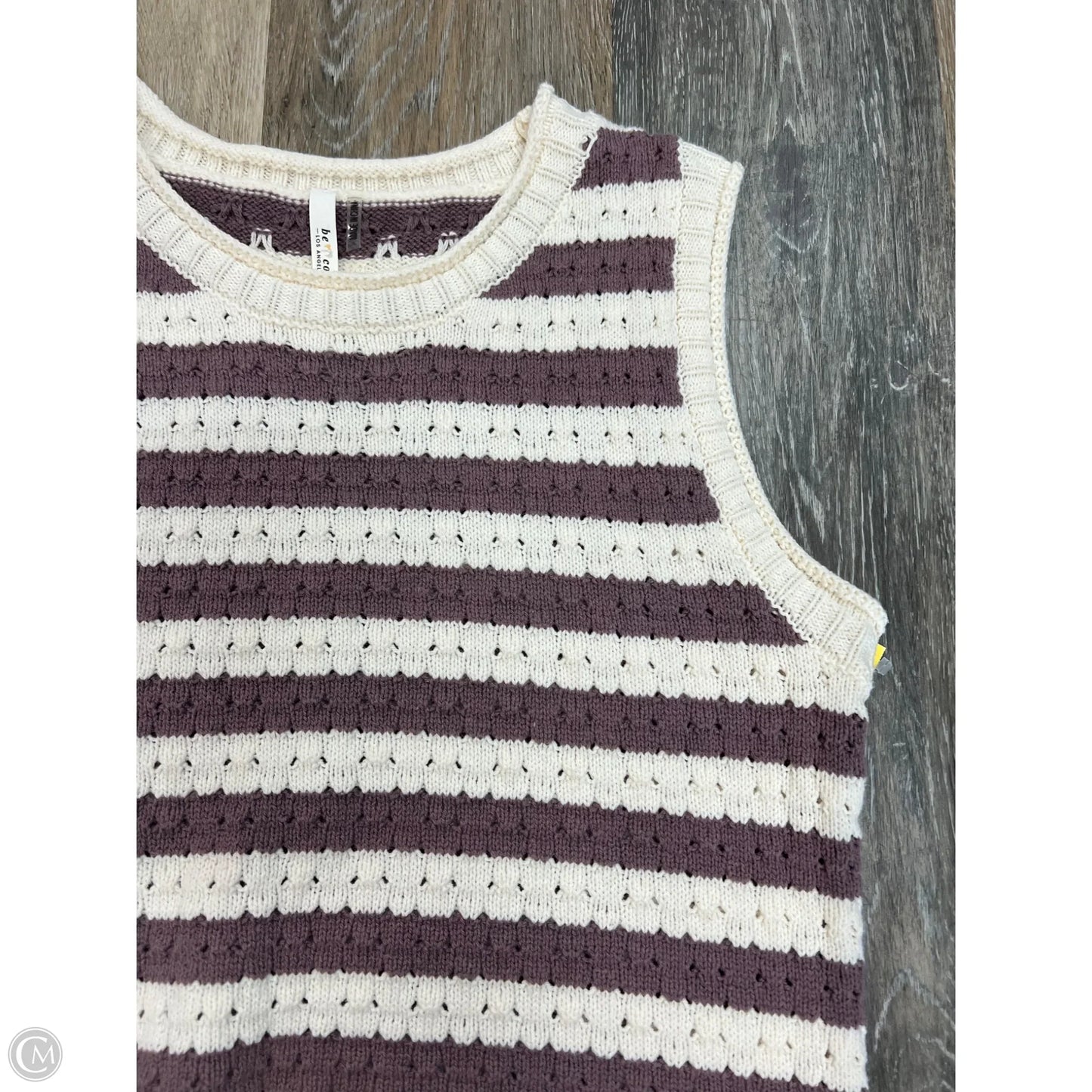 Tank Top By Be Cool In Striped Pattern, Size: S