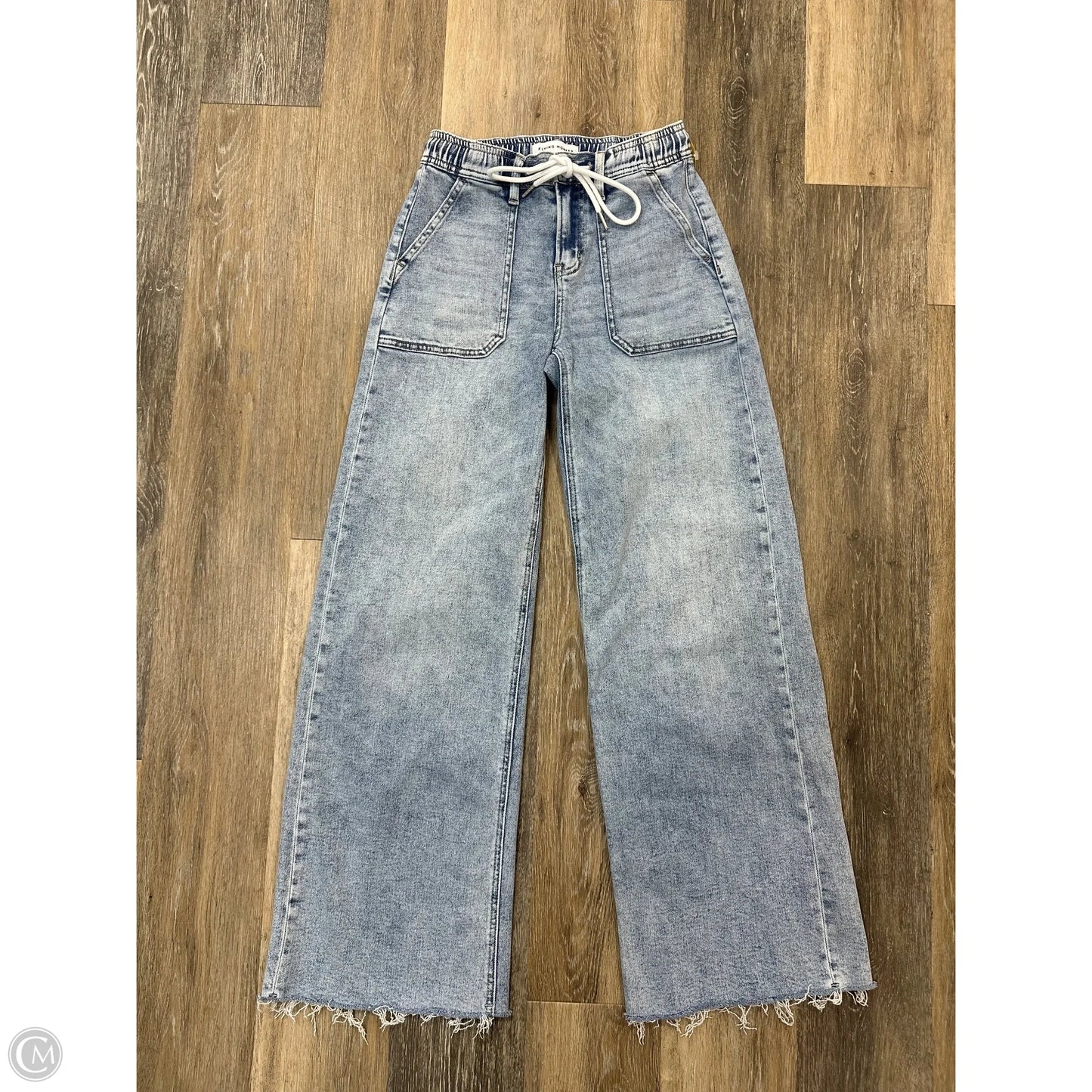 Jeans Straight By Flying Monkey In Blue Denim, Size: 0