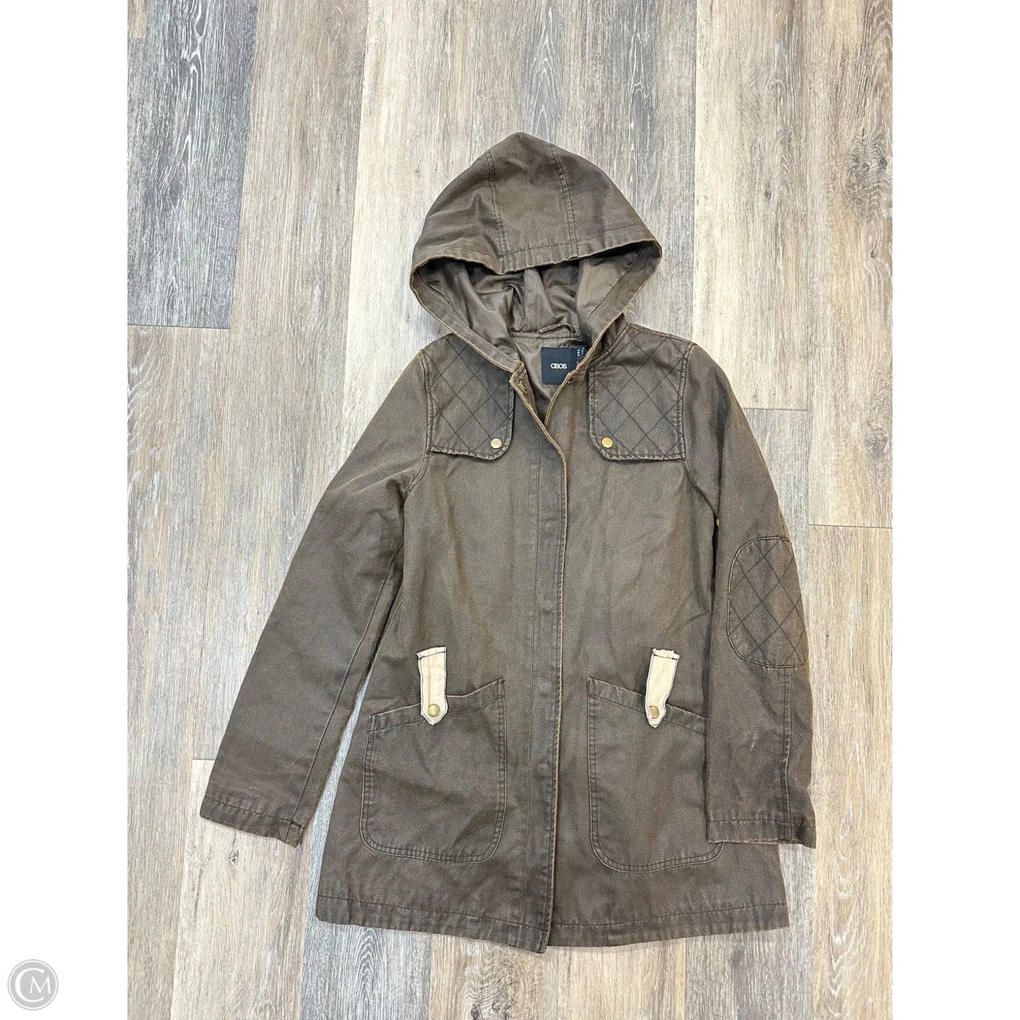 Jacket Other By Asos In Brown, Size: 2