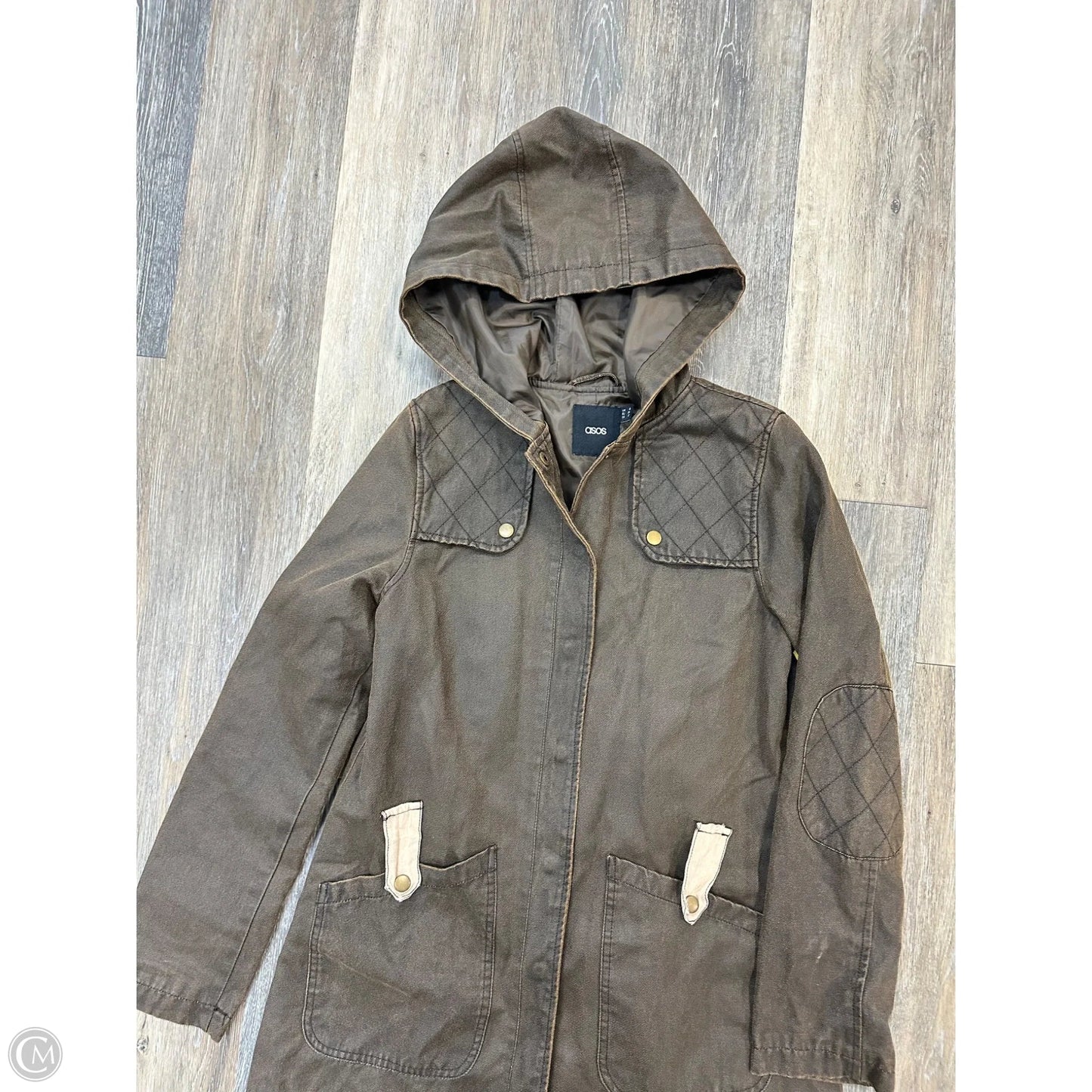 Jacket Other By Asos In Brown, Size: 2