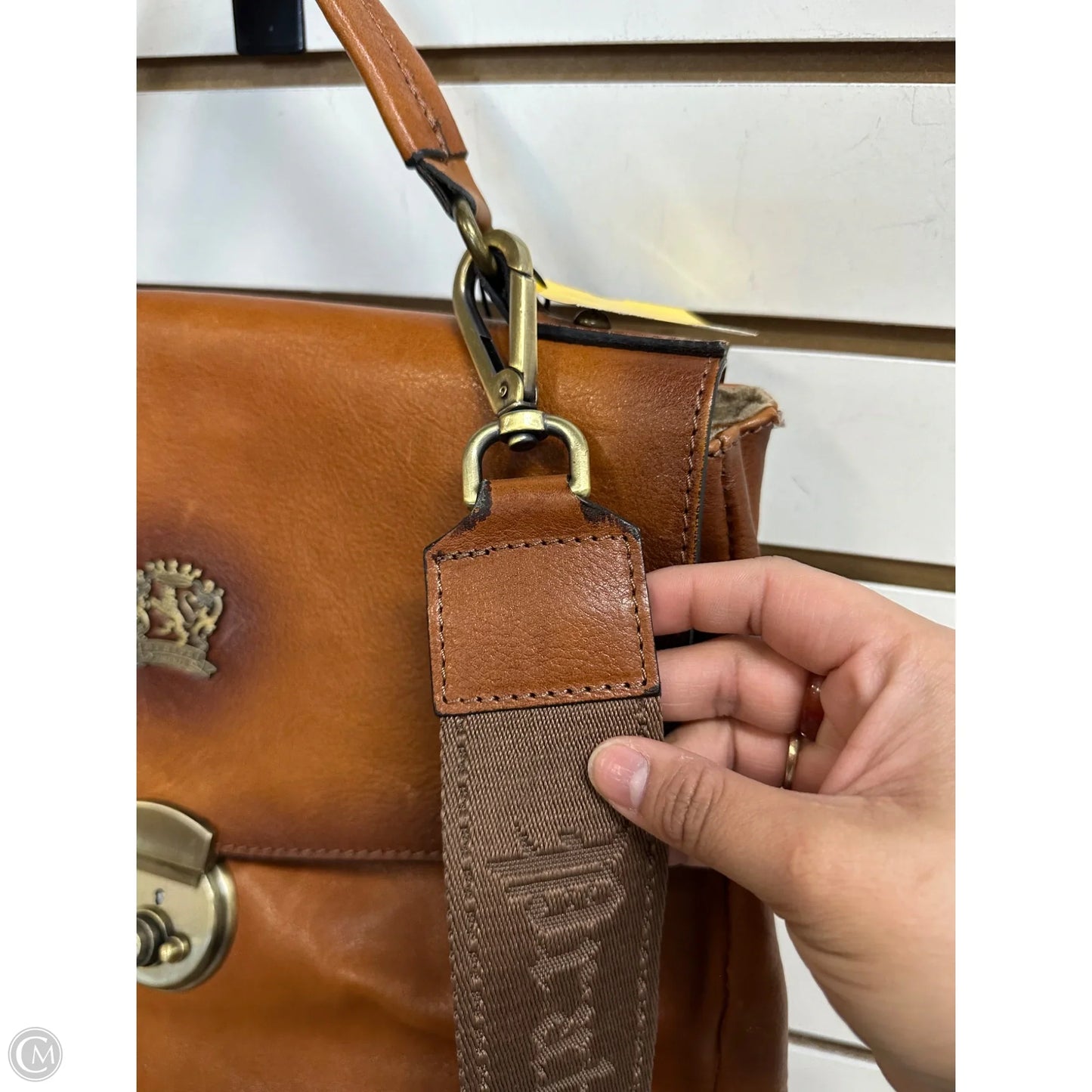 Crossbody Leather By Pratesi Firenze, Size: Large