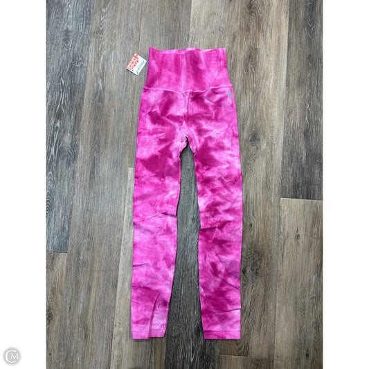 Athletic Leggings By Free People In Pink, Size: Xs
