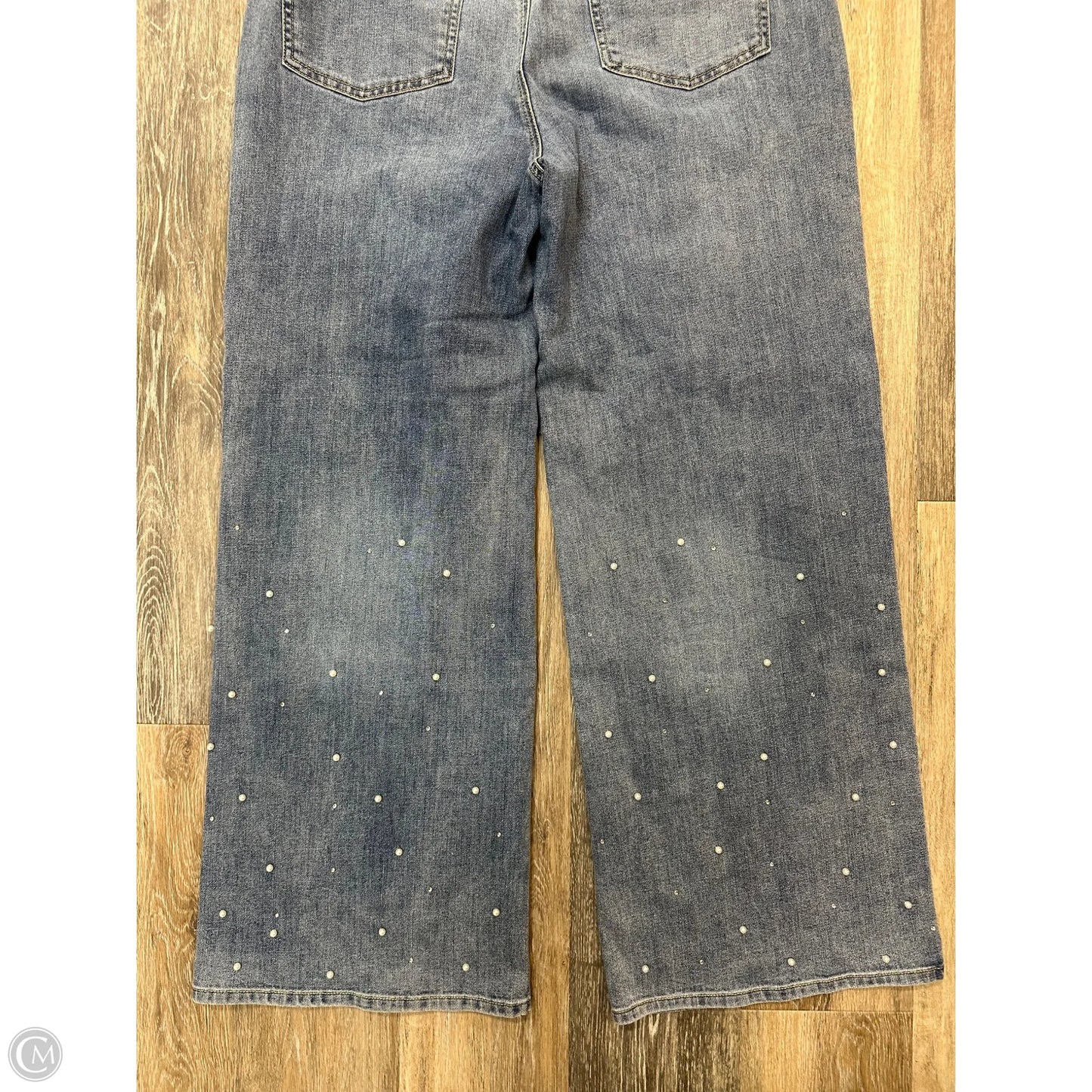 Jeans Wide Leg By Chicos In Blue Denim, Size: 14