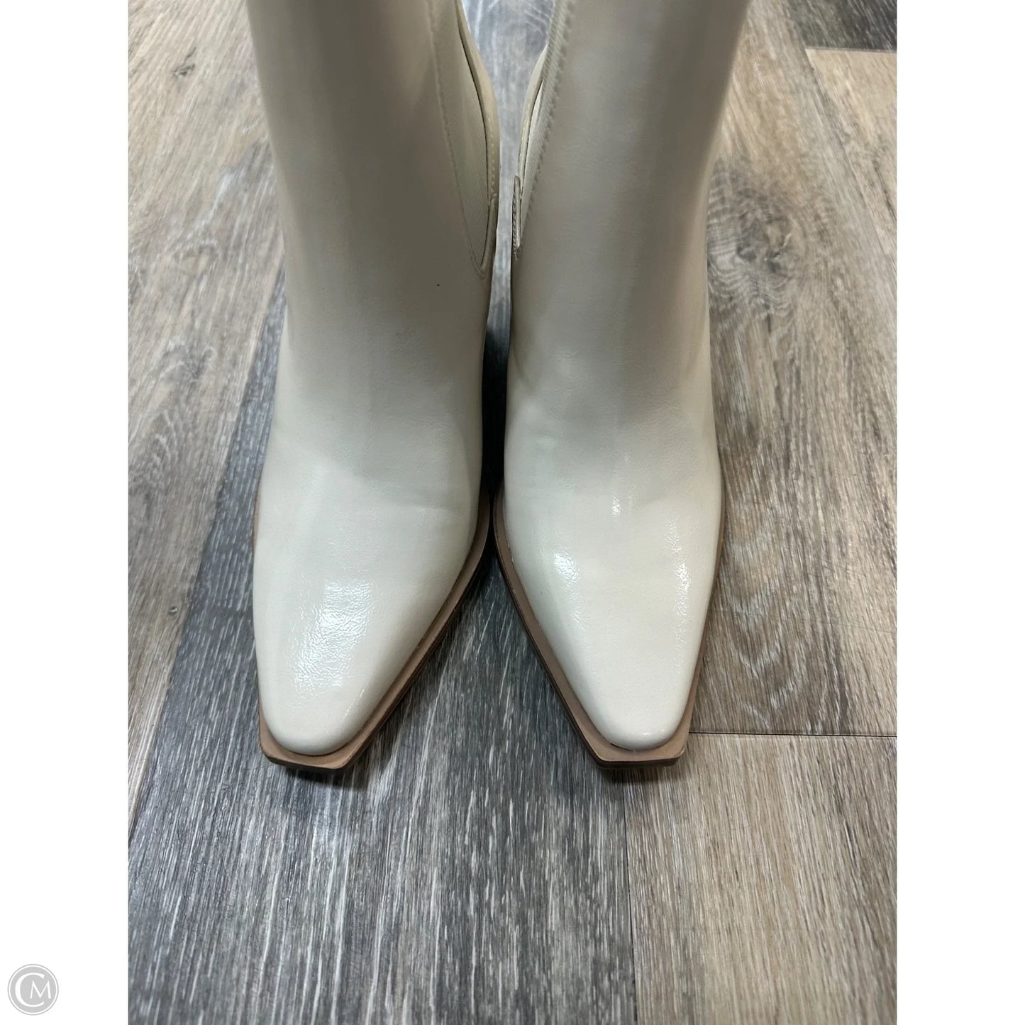 Boots Ankle Heels By Chinese Laundry In Cream, Size: 6