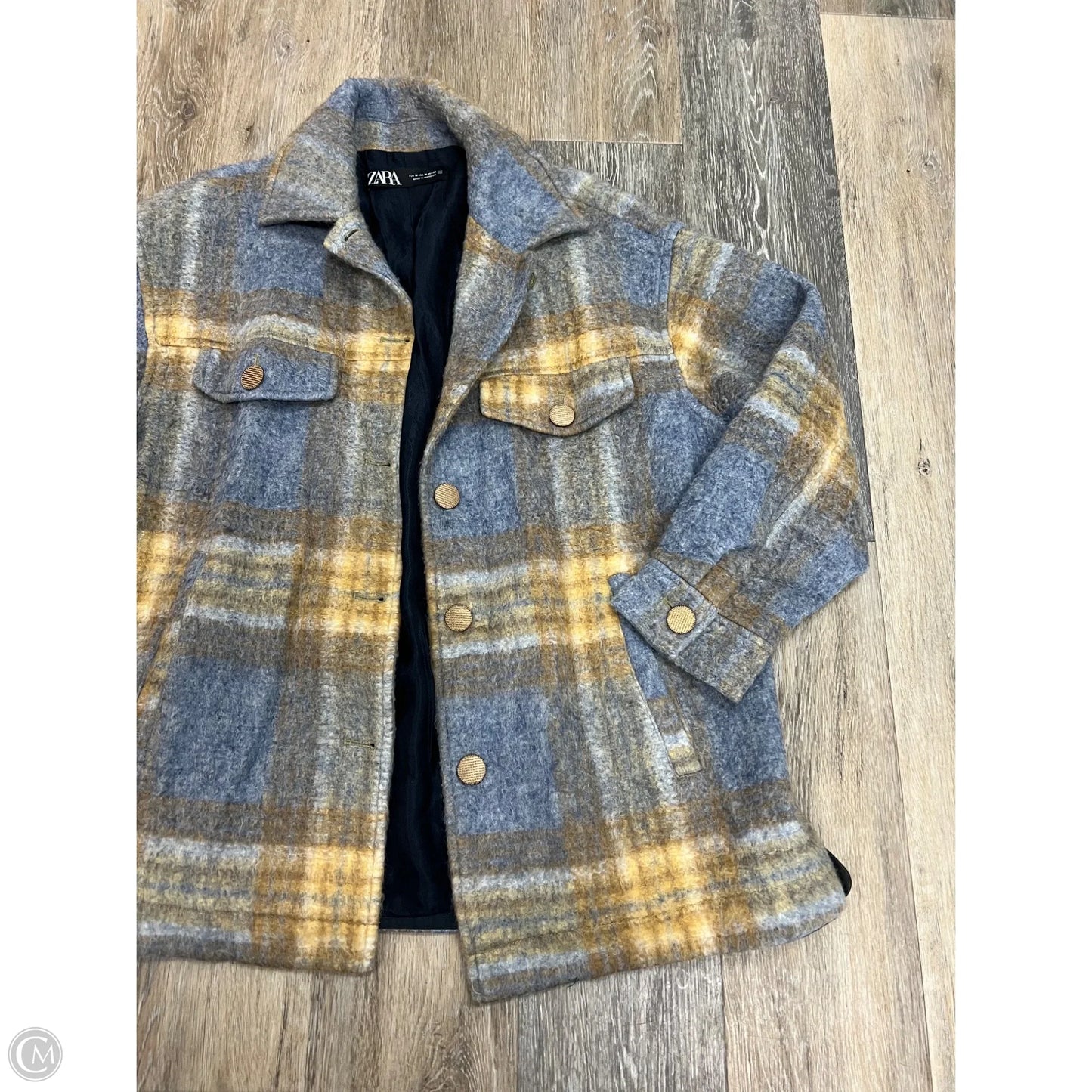 Jacket Other By Zara In Plaid Pattern, Size: M