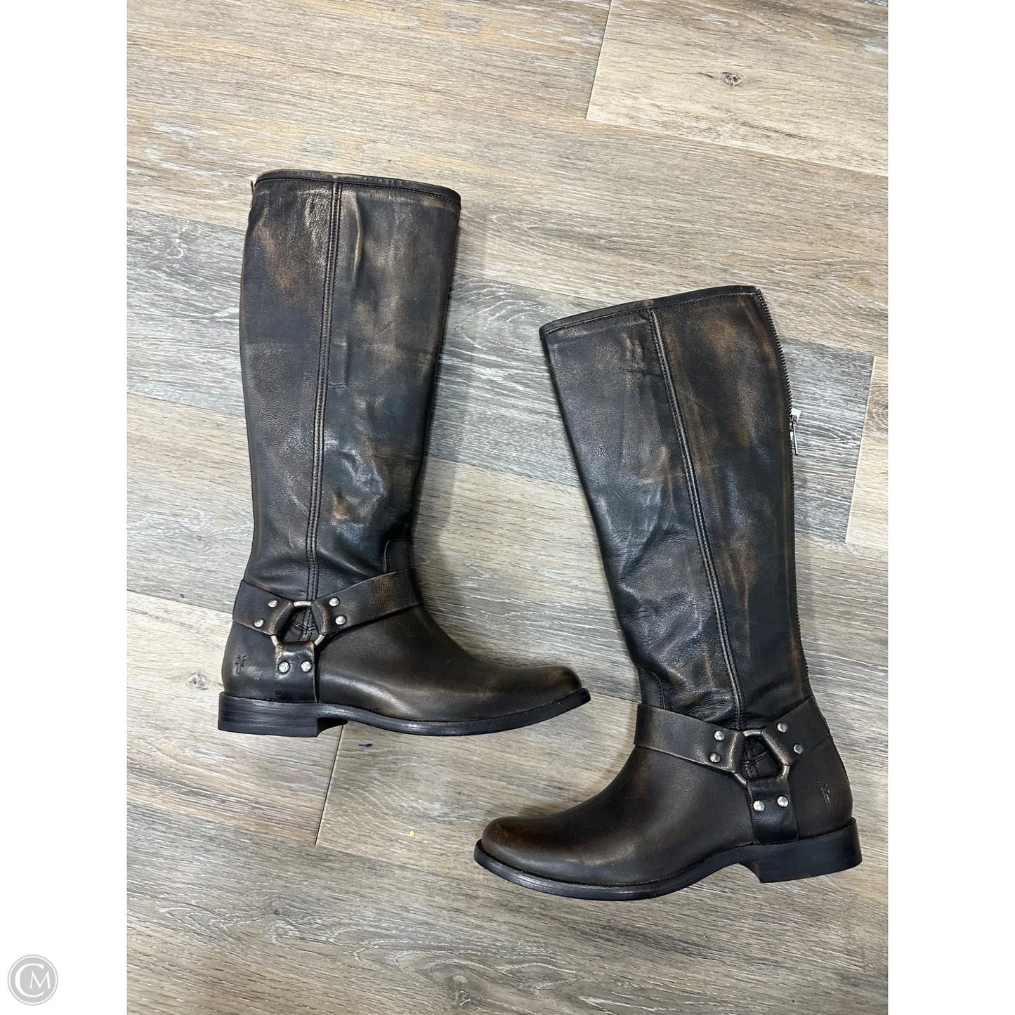 Boots Designer By Frye In Brown, Size: 7