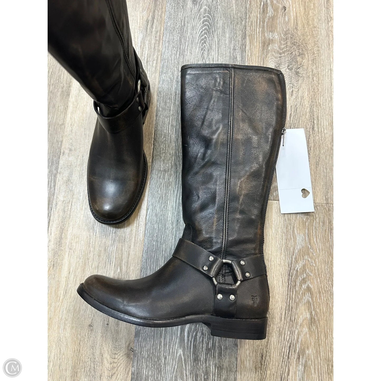 Boots Designer By Frye In Brown, Size: 7